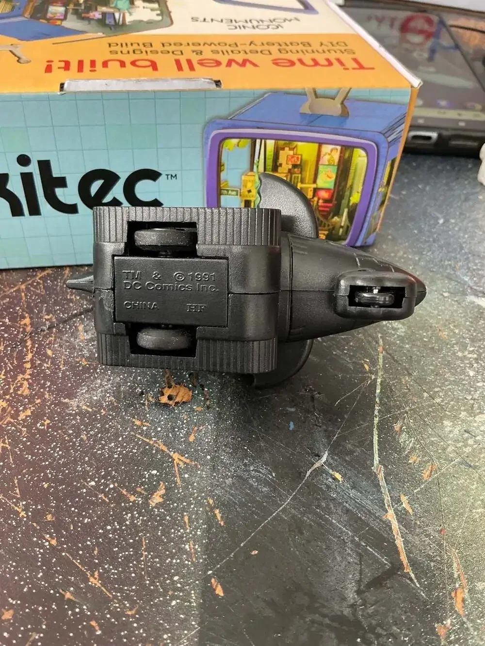 1991 McDonald's Batman Returns Bat-Tank Pull-Back Toy